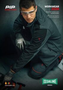 Consultar catálogo PIP Issaline Workwear 2026 en italiano e inglés